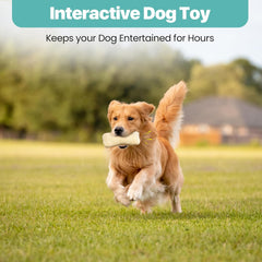 SPOT 9in Vermont Style Fleece Bone Dog Toy – Soft Comfort Plushie for Medium Dogs & Puppies – Built-in Squeaker – No Plastic Parts – Safe for Light Chewers – Cuddly & Calming Pet Toy