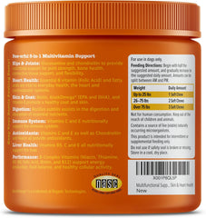 Zesty Paws Multivitamin Treats for Dogs, Glucosamine Chondroitin Joint Support + Digestive Enzymes & Probiotics, Grain Free Dog Vitamins and Supplements for Skin & Coat, Peanut Butter - 90ct