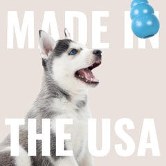 KONG Puppy - Natural Teething Rubber Chew Toy for Dogs - Stuffable Dog Toy for Extended Playtime - Chew & Fetch Toy for Puppies