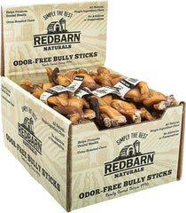 Redbarn Odor Free 7" Braided Bully Sticks for Dogs