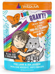 Weruva B.F.F. OMG - Best Feline Friend Oh My Gravy!, Purr-FECT Plannin'! with Chicken, Turkey & Salmon in Gravy Cat Food