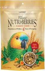 LAFEBER'S Classic Nutri-Berries Pet Bird Food, Made with Non-GMO and Human-Grade Ingredients, 10 oz