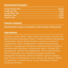 BIXBI Rawbble Dry Food Chicken Recipe for Cats, 3lb