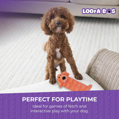 Multipet 12-Inch Squeaker Mat Soft Plush Dog Toy 1 ea