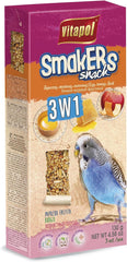 A&E Cage Co. SmaKers Treat Sticks for Parakeet- 3-in-1 Flavor (Egg, Honey & Fruit)