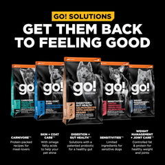 Go! Solutions Digestion + Gut Health - Salmon Dog Treats - Soft and Chewy Dog Treats, 6 oz Bag