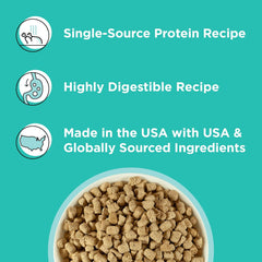 BIXBI Rawbble Freeze Dried Dog Food, Duck Recipe - 95% Meat and Organs, No Fillers - Pantry-Friendly Raw Dog Food for Meal, Treat or Food Topper - USA Made in Small Batches