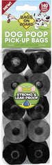 HERO PET Dog Waste Bags Refill, 140 bags, For Dog and Cat Waste Pickup, Black/Grey