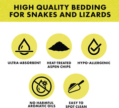 Zilla Reptile Terrarium Bedding Substrate Snake and Lizard Litter, 4 Quart