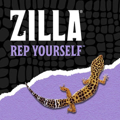 Zilla Cricket Glow Powder — add to Reptile Food for a Fun Twist, More exciting Than Plain Calcium Powder Fluoresces Under Black Light, Ideal for Insectivores, 4 Ounces