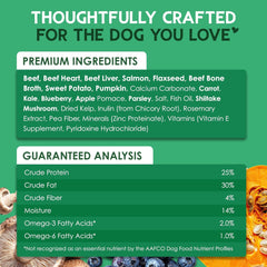 Farmland Traditions The Good List Air-Dried Dog Food, Premium Beef & Bone Broth for Dogs, Protein Rich & Grain-Free Nutrition