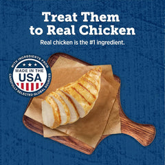 True Chews - Blue Buffalo True Chews Dog Treats Made in the USA with Natural Ingredients Chicken Pot Pie