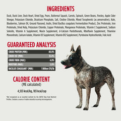 Nulo Freeze-Dried Raw Duck Recipe with Pears Complete and Balanced Dry Dog Food Kibble