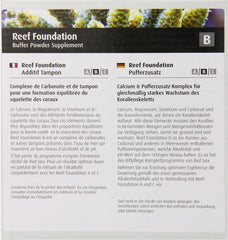 Red Sea Reef Foundation B Alkalinity (KH) Supplement, 1kg Powder - Boosts Carbonate Levels for Strong Coral Skeletons in Reef & Marine Aquariums