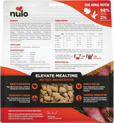 Nulo Freestyle Freeze-Dried Raw, Ultra-Rich Grain-Free Dry Cat Food for All Breeds and Life Stages with BC30 Probiotic for Digestive and Immune Health, Turkey & Duck