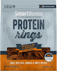 SmartBones Protein Rings Dog Treat Duck, Flax Seed, & Pumpkin, 1ea/5 oz
