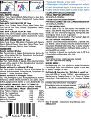 INABA Churu Cat Treats, Lickable, Squeezable Creamy Purée Cat Treat with Green Tea Extract & Taurine, 0.5 Ounces Each Tube, 20 Tubes, Tuna Variety Box