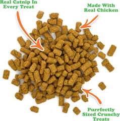 SMARTERPAW Meowijuana | Crunchie Munchie Catnip Treats | Made with Organic Catnip | Produced in The USA | Feline and Cat Lover Approved