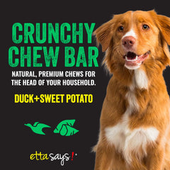 etta says! Premium Crunchy Chew Bars - All Natural - Made in The USA (12 Count Pack of 1)