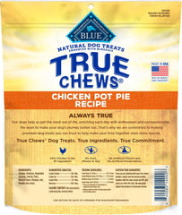 True Chews - Blue Buffalo True Chews Dog Treats Made in the USA with Natural Ingredients Chicken Pot Pie