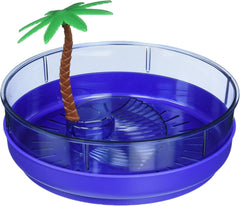 Lee's Deluxe Turtle Lagoon, Round w/Tray and Plant, Small
