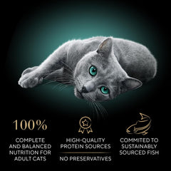 Sheba Perfect Portions Wet Cat Food Cuts in Gravy Variety Pack, Sustainable Salmon, Sustainable Tuna, and Delicate White Fish & Tuna Entree 2.6-oz(Pack of 24)