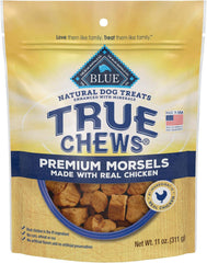 True Chews - Blue Buffalo True Chews Premium Morsels Natural Dog Treats, Chicken 11 oz bag