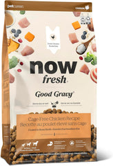 Now Fresh Good Gravy, Bone Broth Coated Kibble, Dry Dog Food, Chicken Adult Recipe with Grains, All Breed Size