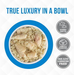 Weruva Truluxe Cat Food, Meow Me A River with Basa in Gravy 3-oz Can(Pack of 24)