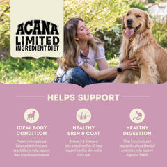 ACANA Singles Limited Ingredient Dry Dog Food, Grain Free Lamb & Apple Dog Food Recipe