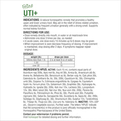 HomeoPet Feline UTI Plus, Safe and Natural Urinary Tract Supplement for Cats, Feline Urinary Tract Support, 15 Milliliters