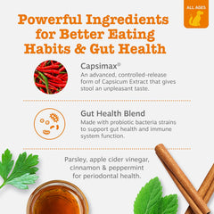 Zesty Paws Chew No Poo Bites for Dogs - Coprophagia Relief - Stool Eating Deterrent Soft Chews for Dogs - Gut, Periodontal & Immune System Support with Probiotics - Chicken - 90 Ct