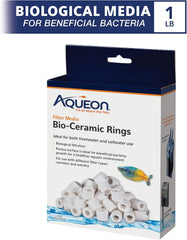Aqueon® Filter Media Bio-Ceramic Ring 1 Lbs X 60 Count