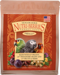LAFEBER'S Senior Bird Nutri-Berries Pet Bird Food, Made with Non-GMO and Human-Grade Ingredients, 3 lb