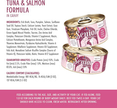 Weruva Cat Senior, Tuna and Salmon Formula in Gravy