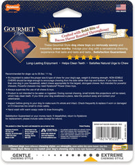 Nylabone Gourmet Style Wishbone Strong Chew Toy for Dogs, Bacon Flavor