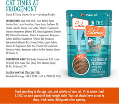 Weruva Cats in The Kitchen Slide N' Serve Grain-Free Natural Wet Pate Cat Food Pouches, Cat Times at Fridgemont