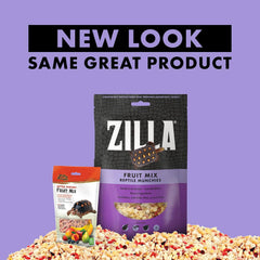 Zilla Reptile Food Munchies Fruit Mix for Pet Iguanas, Skinks, Tegus, Box Turtles, Tortoises & Hermit Crabs, 2.5 Ounce