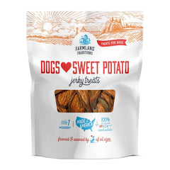 Farmland Traditions Dogs Love 100% Sliced Sweet Potato Jerky