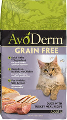 Avoderm Natural Grain-Free Dry Cat Food, All Life Stages Duck Recipe