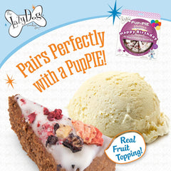 The Lazy Dog Cookie Co. Make-at-Home Ice Cream Mix Birthday Cake, Vanilla with Confetti Sprinkles Dog Treats, 4.5 oz