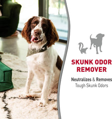 Nature’s Miracle Skunk Odor Remover, 32 Fluid Ounces, Removes Skunk Odors On Fabrics, Clothing, Carpets And Other Surfaces
