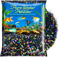 Lasernite Glo Aquarium Gravel - 5 lbs - Non-Toxic, Colorfast, Vibrant Substrate for Aquariums, Terrariums, Ponds & Crafts