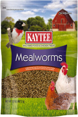 Kaytee Wild Bird Food Mealworms For Bluebirds, Wrens, Robins, Chickadees, Woodpeckers, Cardinals & Chickens, 2 Pound