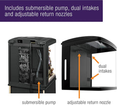 Coralife LED BioCube Aquarium Fish Tank Kit for Saltwater, Marine, Reef or Live Plants