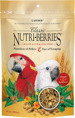 LAFEBER'S Classic Nutri-Berries Pet Bird Food, Made with Non-GMO and Human-Grade Ingredients, 10 oz