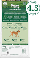 Nutro Natural Choice Adult Dry Dog Food, Beef and Brown Rice Recipe