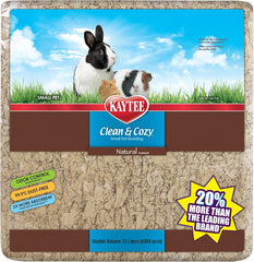 Kaytee Clean & Cozy Natural Paper Bedding, Made for Small Animals, 72 Liters
