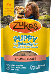 Zuke's Puppy Naturals Bag of Soft Puppy Treats for Training, Natural Dog Treats Bites with Salmon Recipe