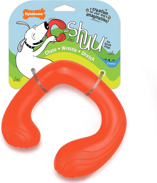 Nylabone C-Shuu Interactive Dog Toy for Small Dogs – Lightweight Squishy Dog Chase Toy for Creative Play & Dog Exercise